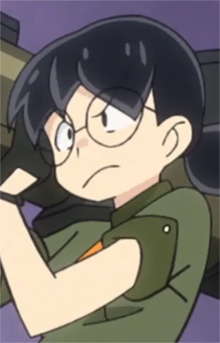 Dark Hair Servant